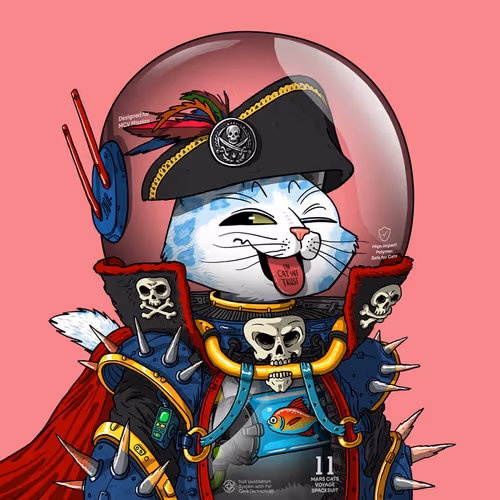 Mars Cat in Spacesuit #735