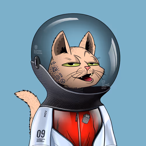 Mars Cat in Spacesuit #434