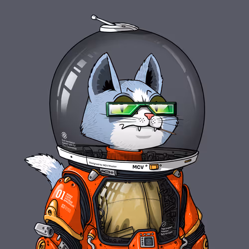 Mars Cat in Spacesuit #1417