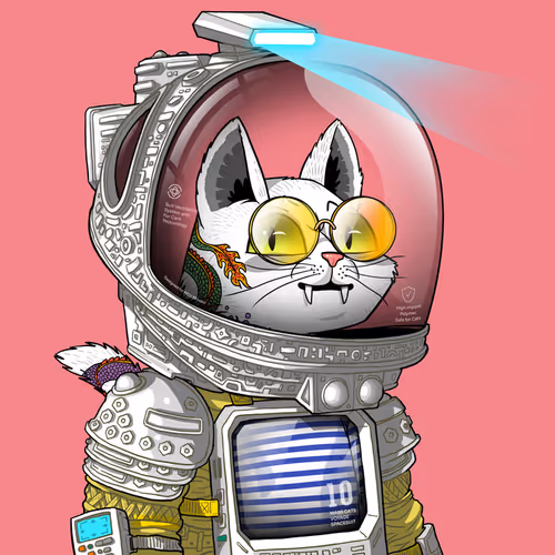 Mars Cat in Spacesuit #540