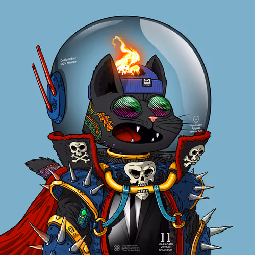 Mars Cat in Spacesuit #686