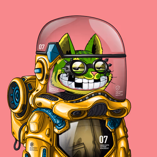 Mars Cat in Spacesuit #1785