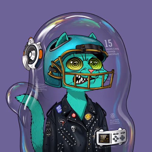 Mars Cat in Spacesuit #1368