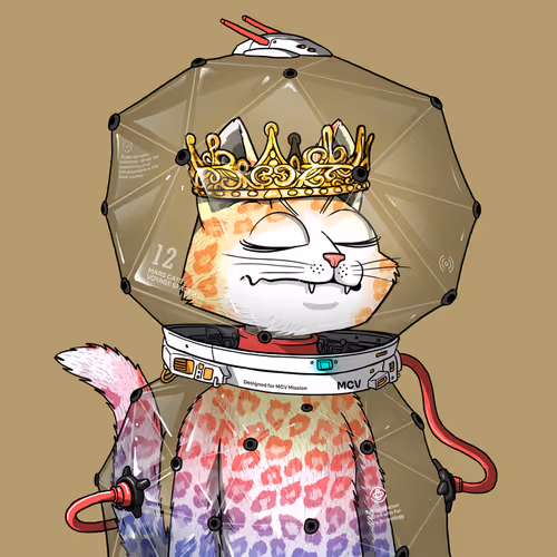 Mars Cat in Spacesuit #854