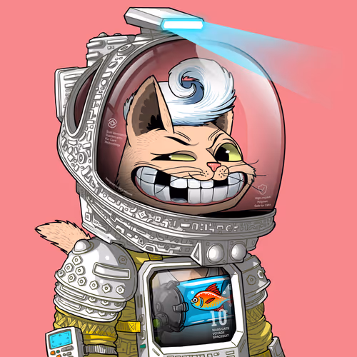Mars Cat in Spacesuit #110