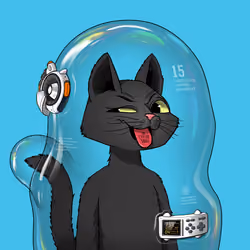 Mars Cat in Spacesuit #245