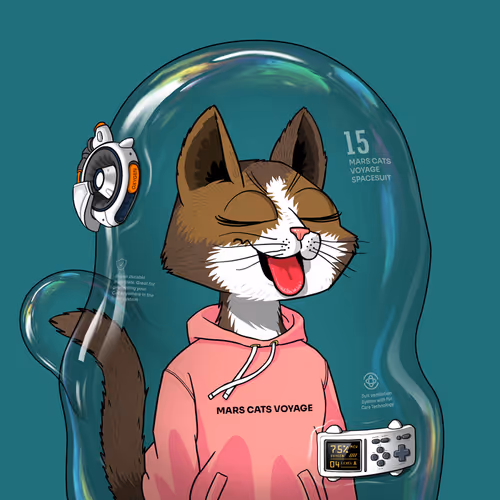 Mars Cat in Spacesuit #709