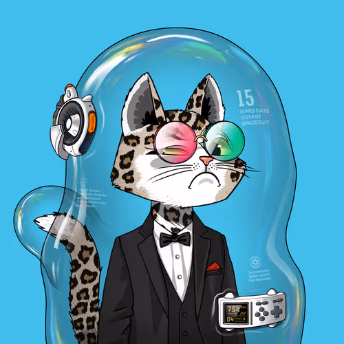 Mars Cat in Spacesuit #1877