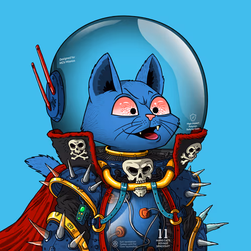 Mars Cat in Spacesuit #364