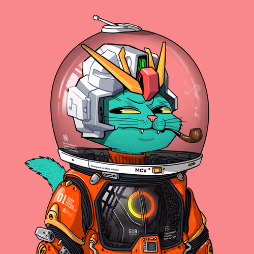 Mars Cat in Spacesuit #437