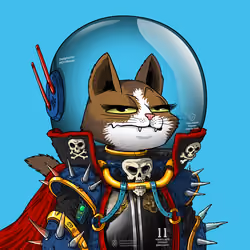 Mars Cat in Spacesuit #1293