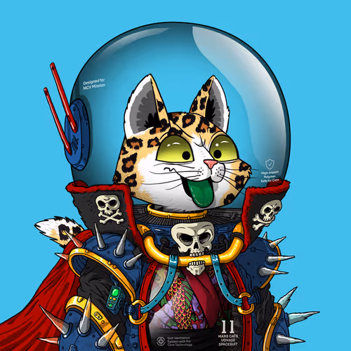 Mars Cat in Spacesuit #157