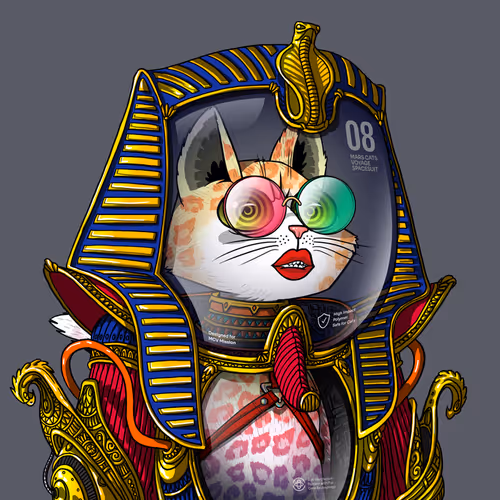 Mars Cat in Spacesuit #1367