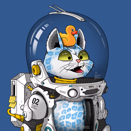 Mars Cat in Spacesuit #2045