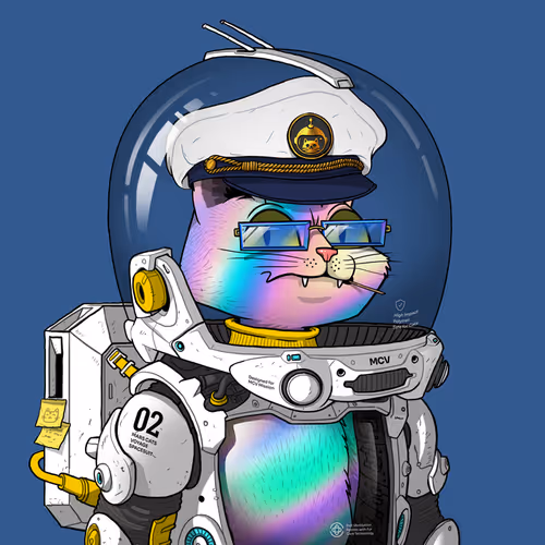 Mars Cat in Spacesuit #2046