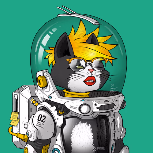 Mars Cat in Spacesuit #470