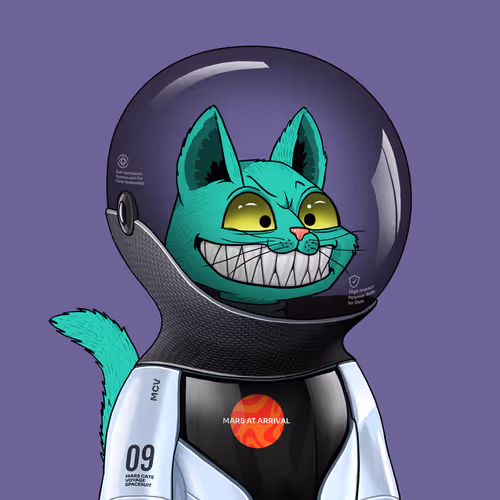 Mars Cat in Spacesuit #521