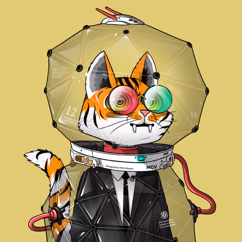 Mars Cat in Spacesuit #1440