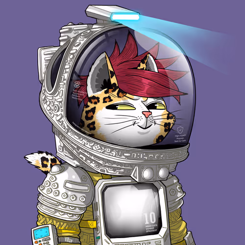Mars Cat in Spacesuit #1967