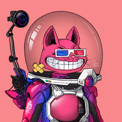 Mars Cat in Spacesuit #685