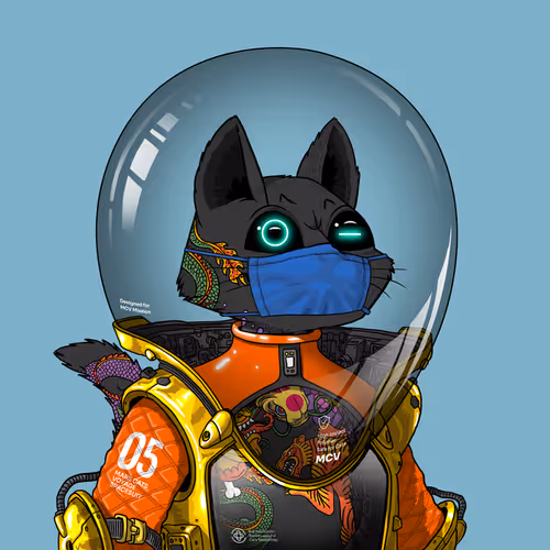 Mars Cat in Spacesuit #912