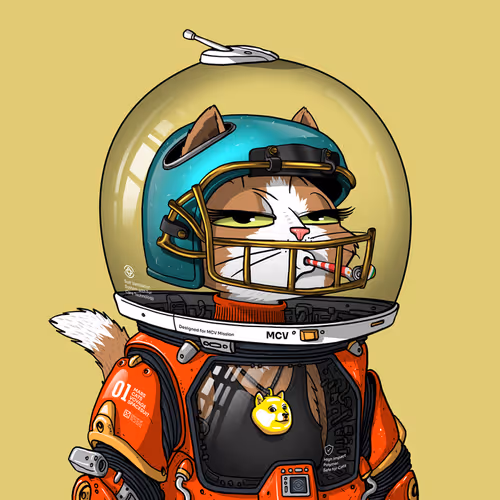 Mars Cat in Spacesuit #830