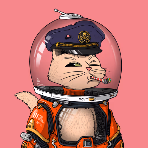 Mars Cat in Spacesuit #1503