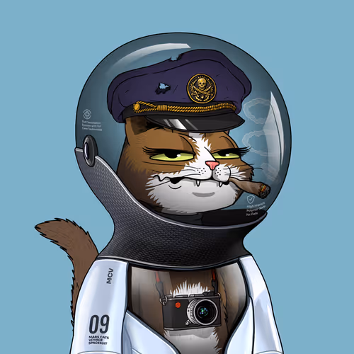 Mars Cat in Spacesuit #1160