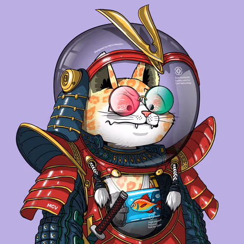Mars Cat in Spacesuit #1396