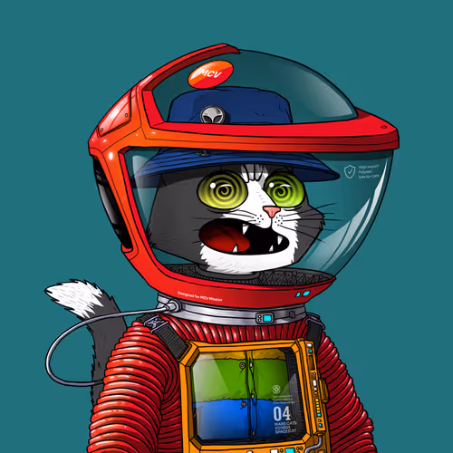 Mars Cat in Spacesuit #931