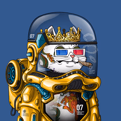 Mars Cat in Spacesuit #1391