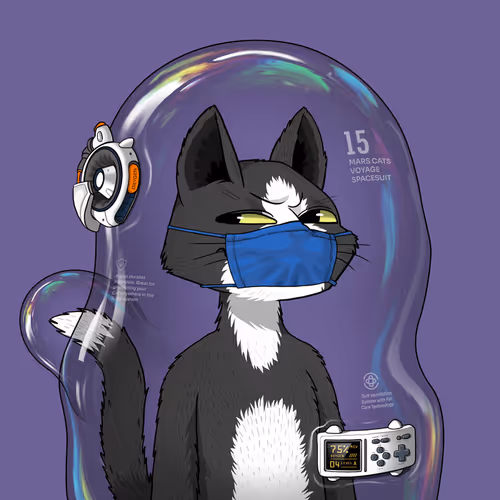 Mars Cat in Spacesuit #1345