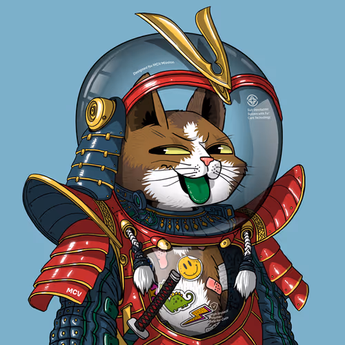 Mars Cat in Spacesuit #744