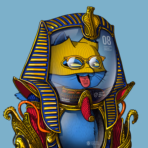 Mars Cat in Spacesuit #1142