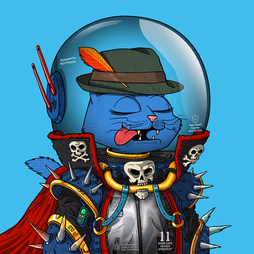 Mars Cat in Spacesuit #352