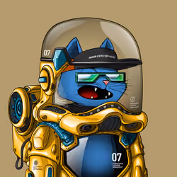 Mars Cat in Spacesuit #1282
