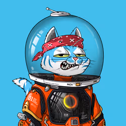 Mars Cat in Spacesuit #796