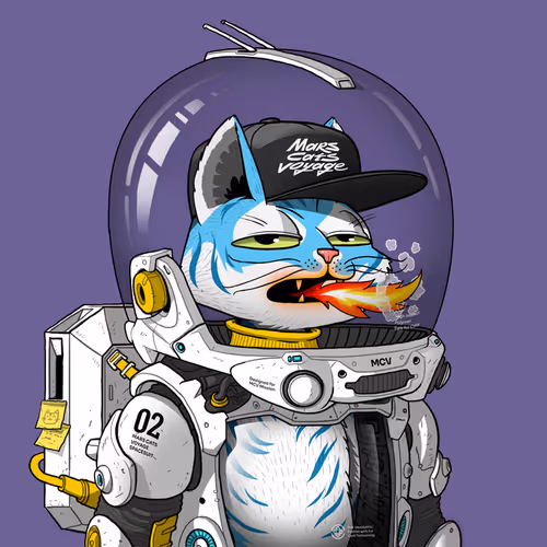Mars Cat in Spacesuit #83