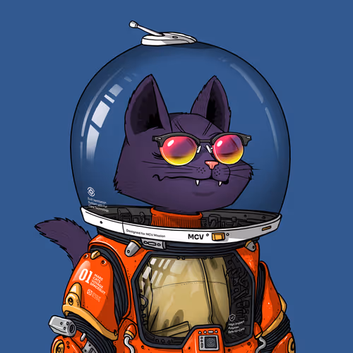 Mars Cat in Spacesuit #1581