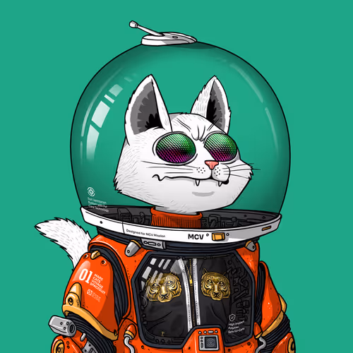 Mars Cat in Spacesuit #1331