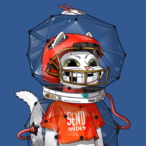 Mars Cat in Spacesuit #665