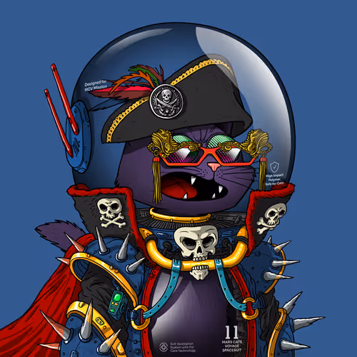Mars Cat in Spacesuit #394