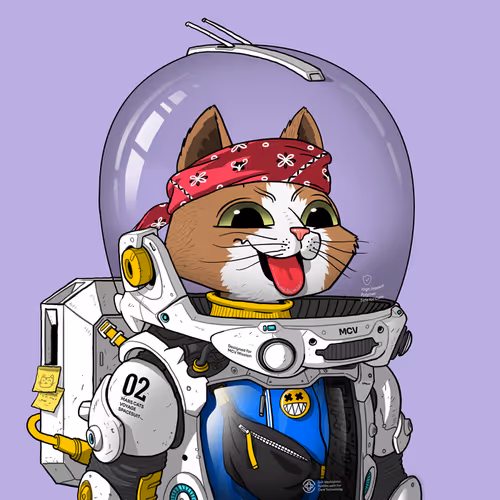 Mars Cat in Spacesuit #60