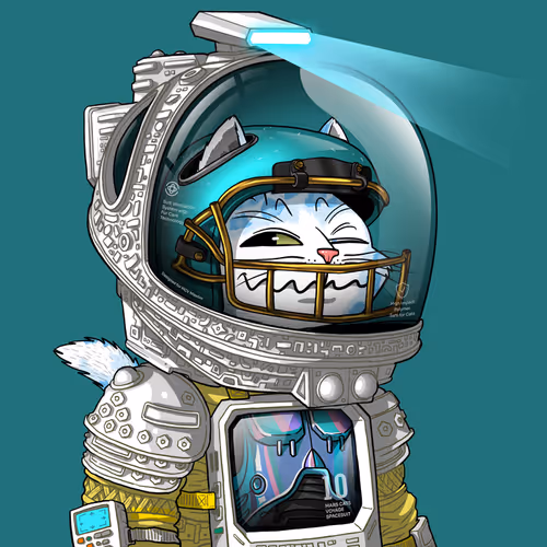 Mars Cat in Spacesuit #1863