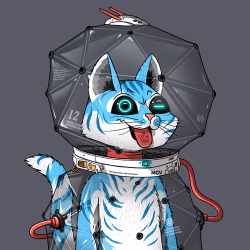 Mars Cat in Spacesuit #1325