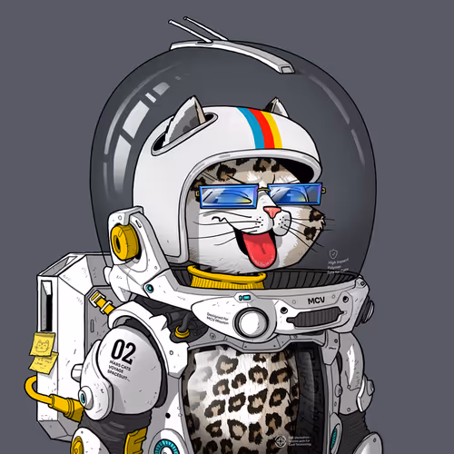 Mars Cat in Spacesuit #1504