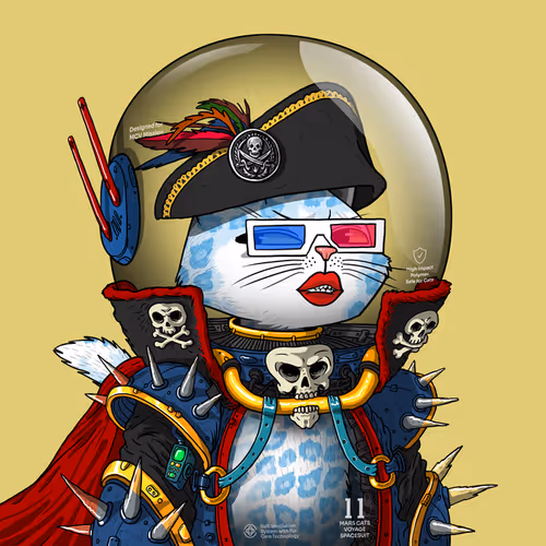 Mars Cat in Spacesuit #467