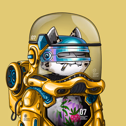 Mars Cat in Spacesuit #1255