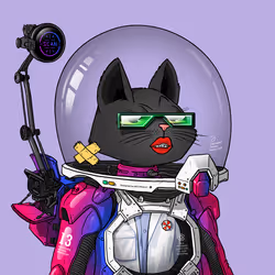 Mars Cat in Spacesuit #1497