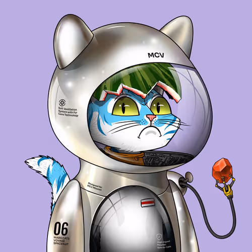 Mars Cat in Spacesuit #89